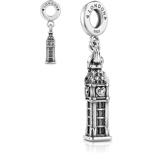 Amazon | PANDORA Paris エッフェル塔ダングルチャーム - PANDORA